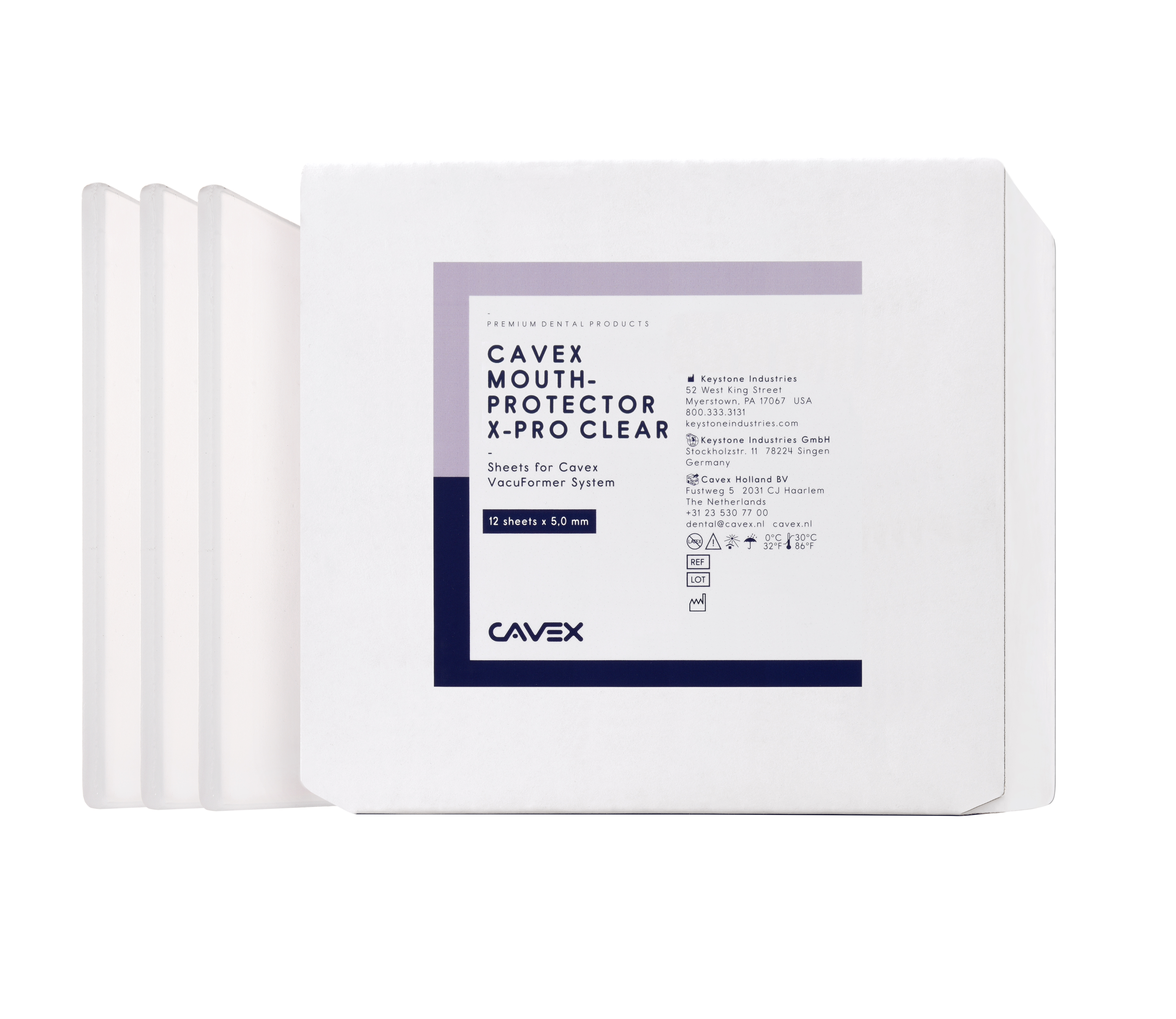 Cavex Vacuformer Mouth protector sheets