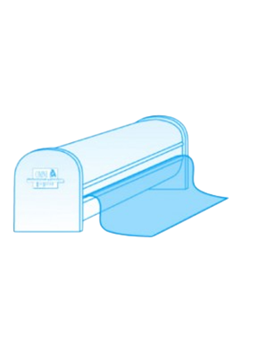 Anticross-Klebe-Schutzfolie zur Vermeidung von Kreuzkontamination 20 cm x 100 m