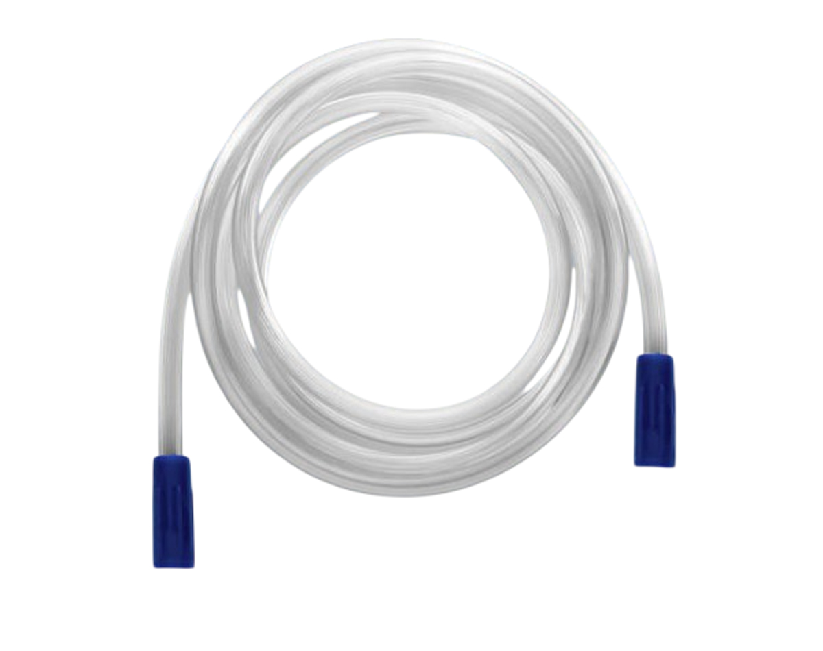 Chirurgische Absaugleitung, 1,85 m mit konischen Anschlüssen