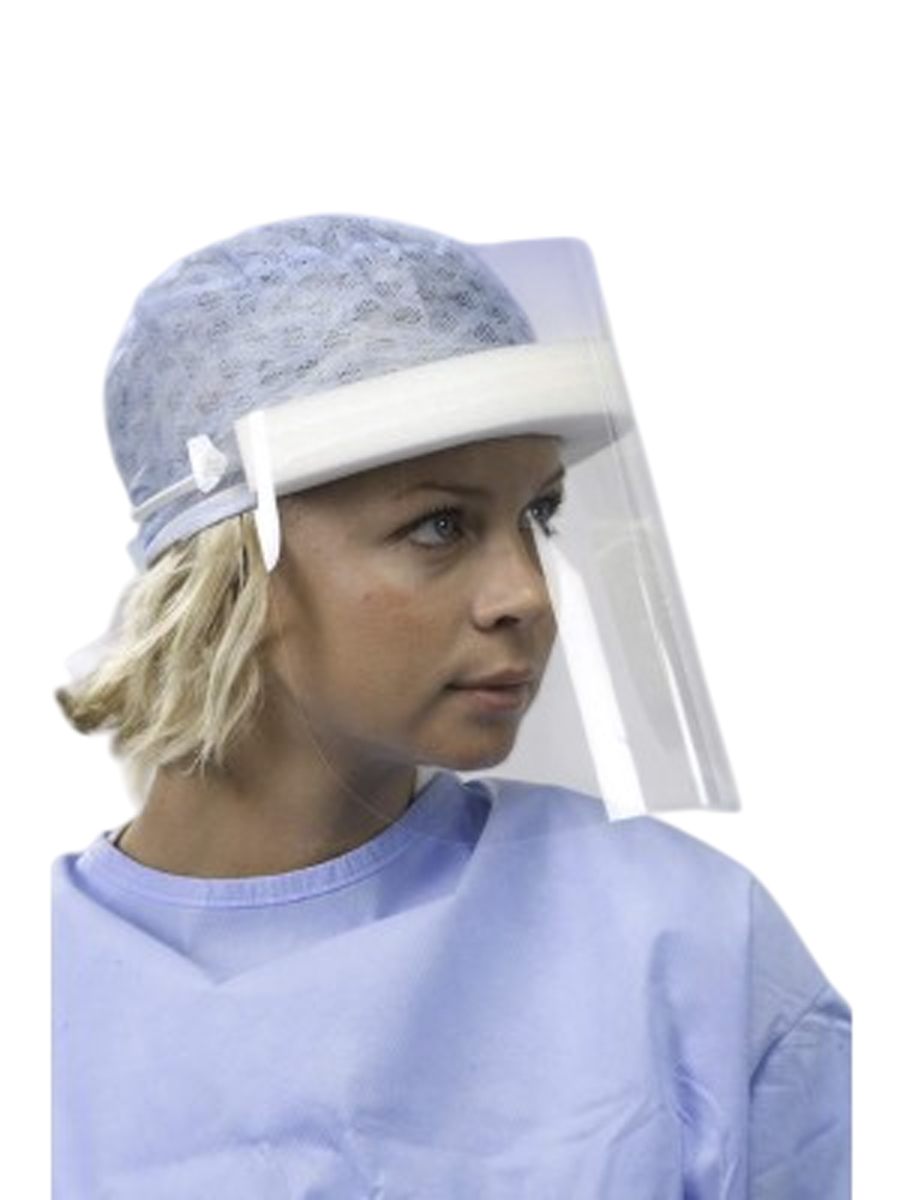 Spritzschutzvisier mit Beschlagschutz